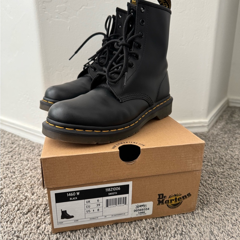 Dr. Martens 1460 Black Leather Boots